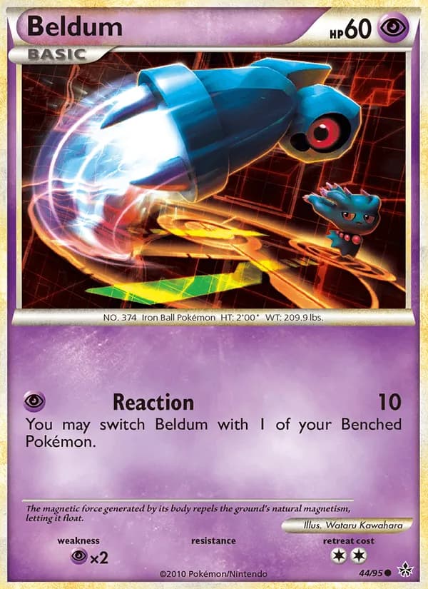 Beldum card in English