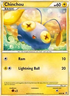 Chinchou card in English