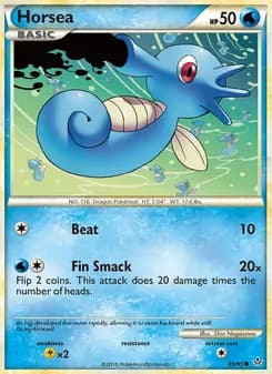 Horsea card in English