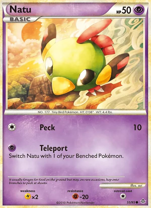 Natu card in English