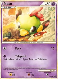 Natu card in English