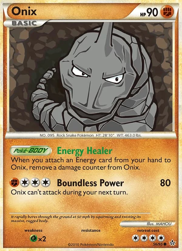 Onix card in English