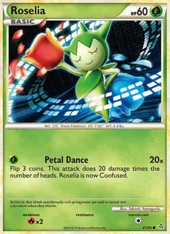 Roselia card in English