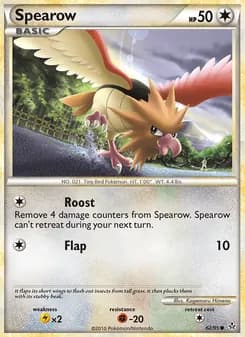 Spearow card in English
