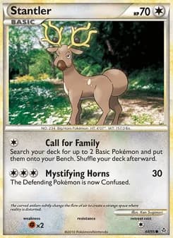 Stantler card in English