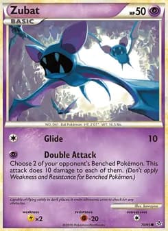 Zubat card in English