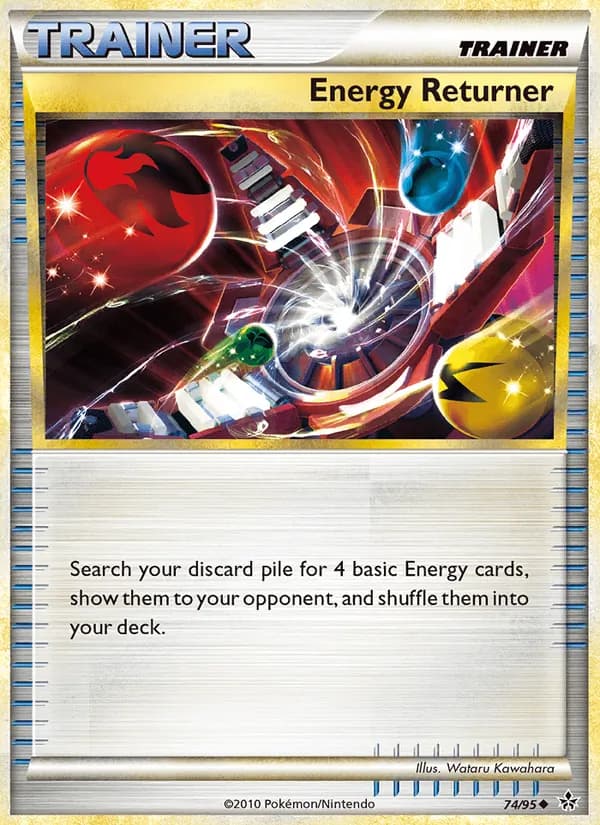 Energy Returner card in English