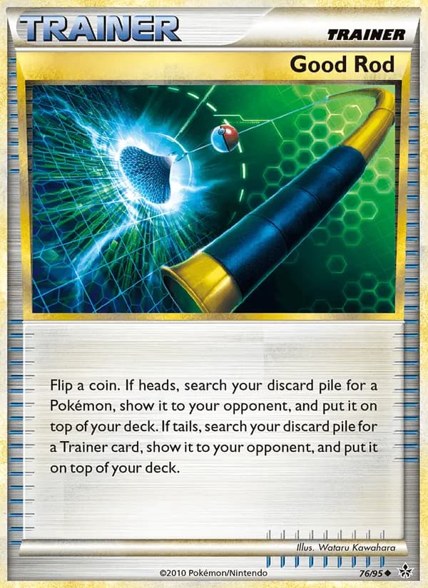 Good Rod card in English
