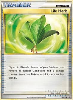 Life Herb card in English