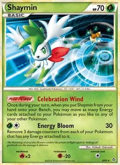 Shaymin card in English