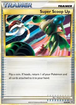 Super Scoop Up card in English