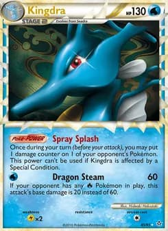 Kingdra card in English