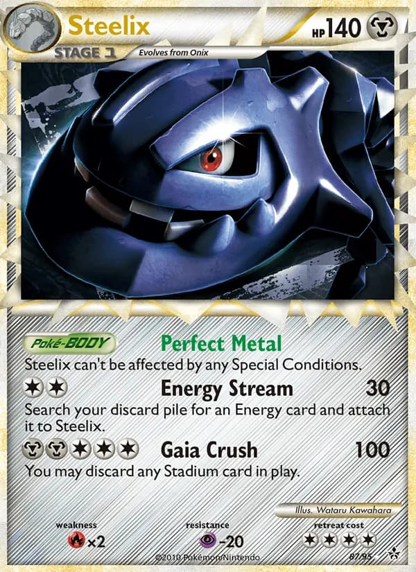 Steelix card in English