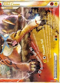 Entei & Raikou LEGEND card in English