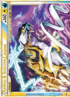 Raikou & Suicune LEGEND card in English