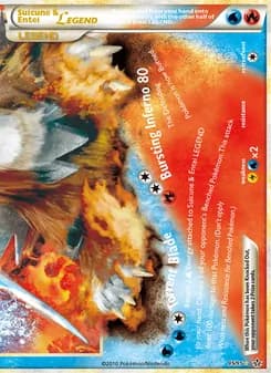 Suicune & Entei LEGEND card in English