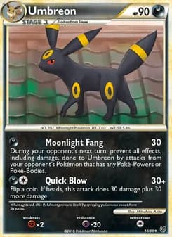 Umbreon card in English