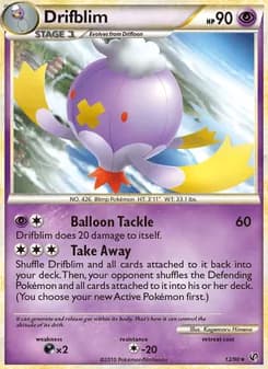 Drifblim card in English