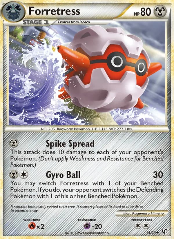 Forretress card in English
