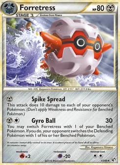 Forretress card in English