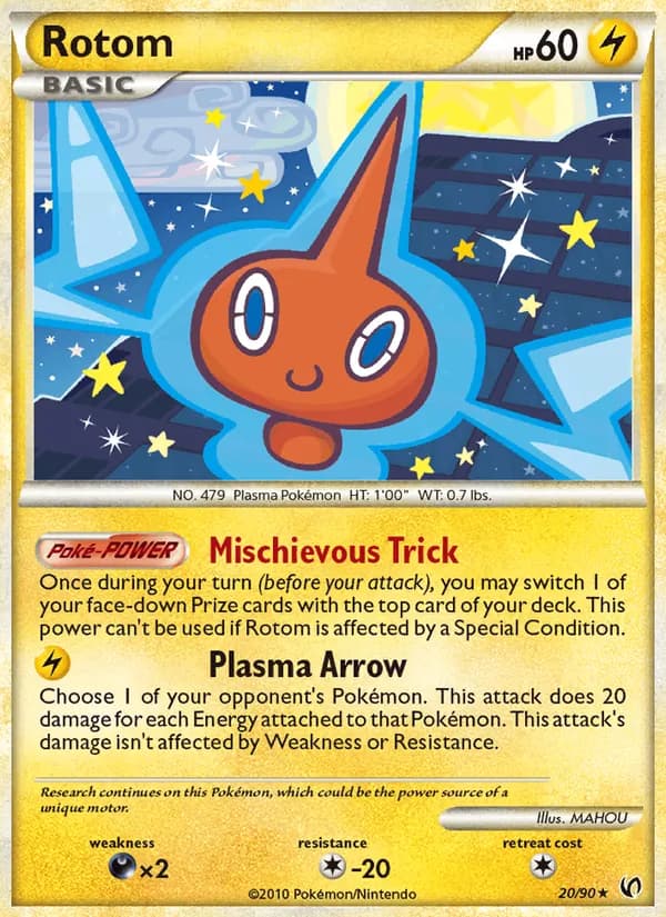 Rotom card in English