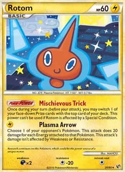Rotom card in English