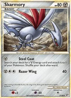 Skarmory card in English
