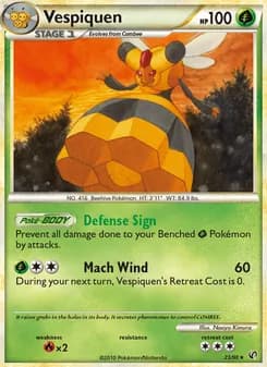 Vespiquen card in English