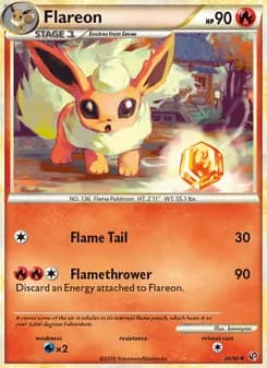 Flareon card in English