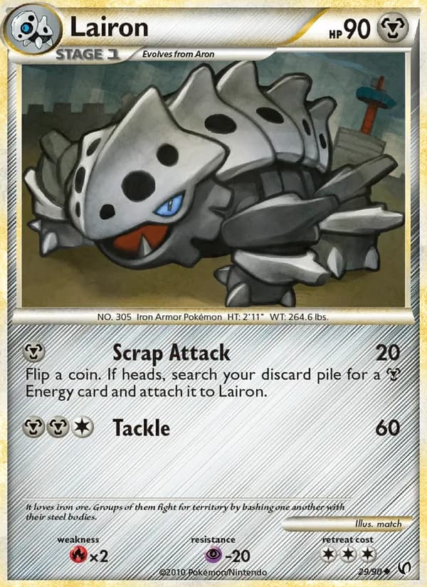 Lairon card in English