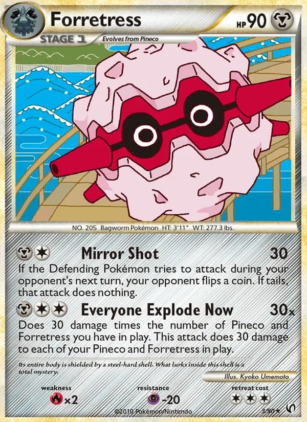 Forretress card in English