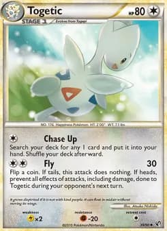 Togetic card in English