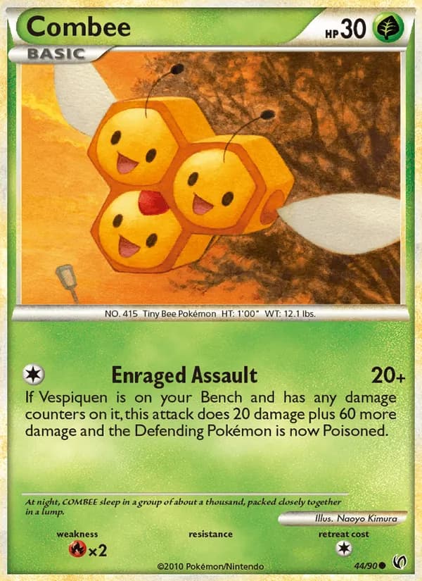 Combee card in English