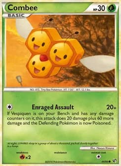 Combee card in English