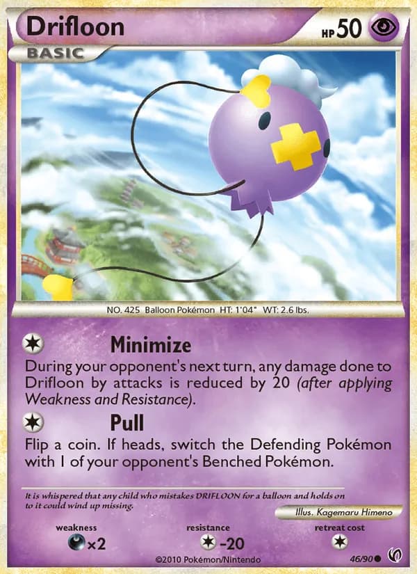 Drifloon card in English