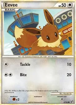Eevee card in English