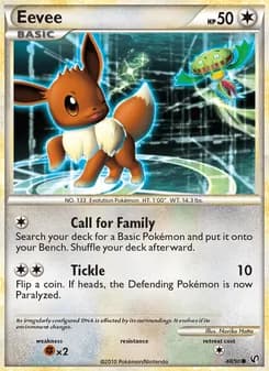 Eevee card in English