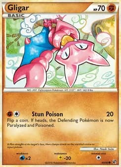 Gligar card in English