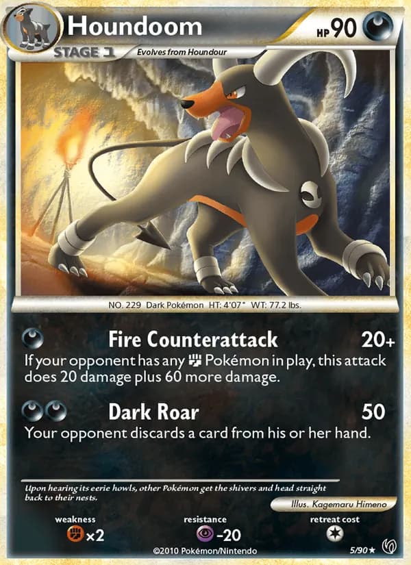 Houndoom card in English