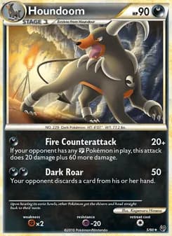 Houndoom card in English