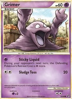 Grimer card in English