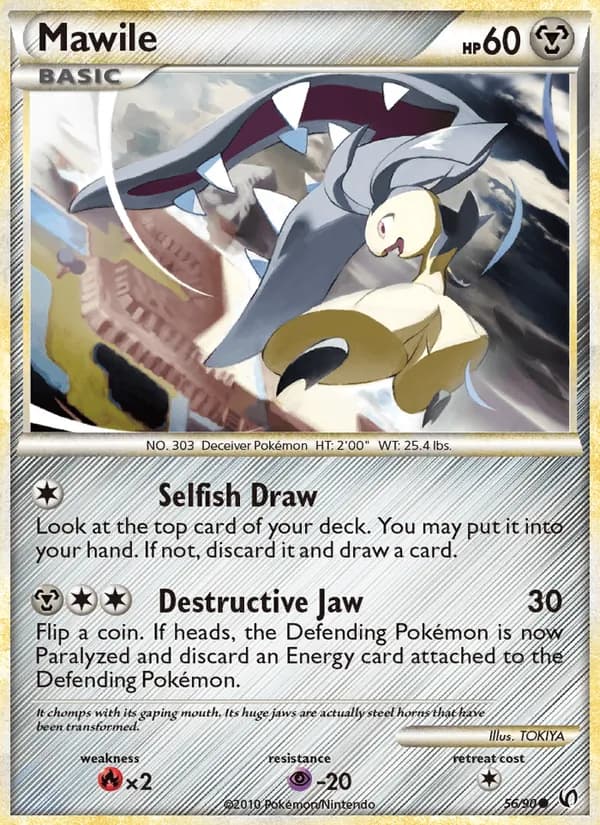 Mawile card in English