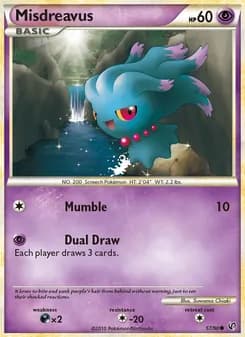 Misdreavus card in English