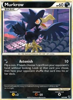 Murkrow card in English