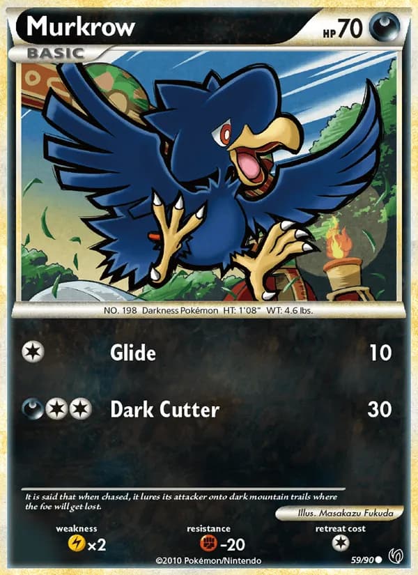 Murkrow card in English