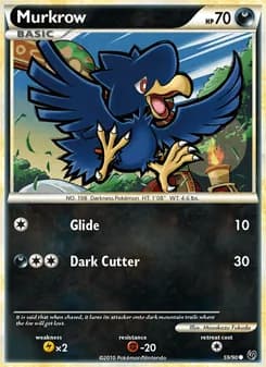 Murkrow card in English