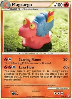Magcargo card in English