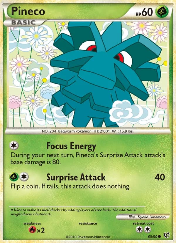 Pineco card in English