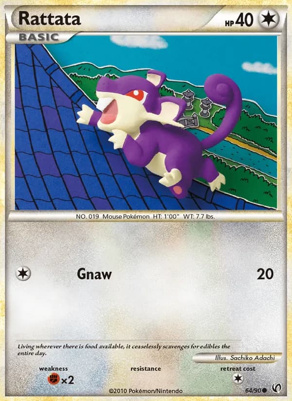 Rattata card in English