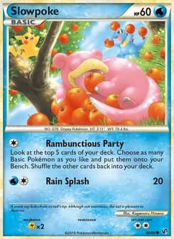 Slowpoke card in English